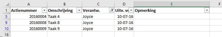 Filters (simpele tabel, gefilterd)