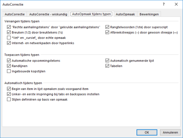 Autocorrectie in Word - Haal meer uit Microsoft Office