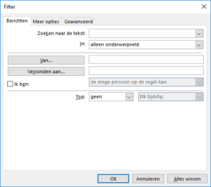 Voorwaardelijke opmaak Outlook 3