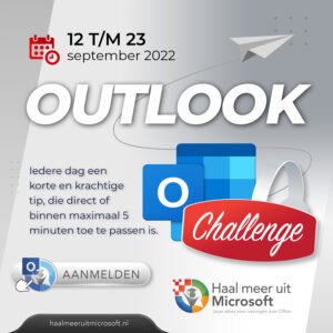 Challenge Outlook van 12 tot en met 23 september 2022