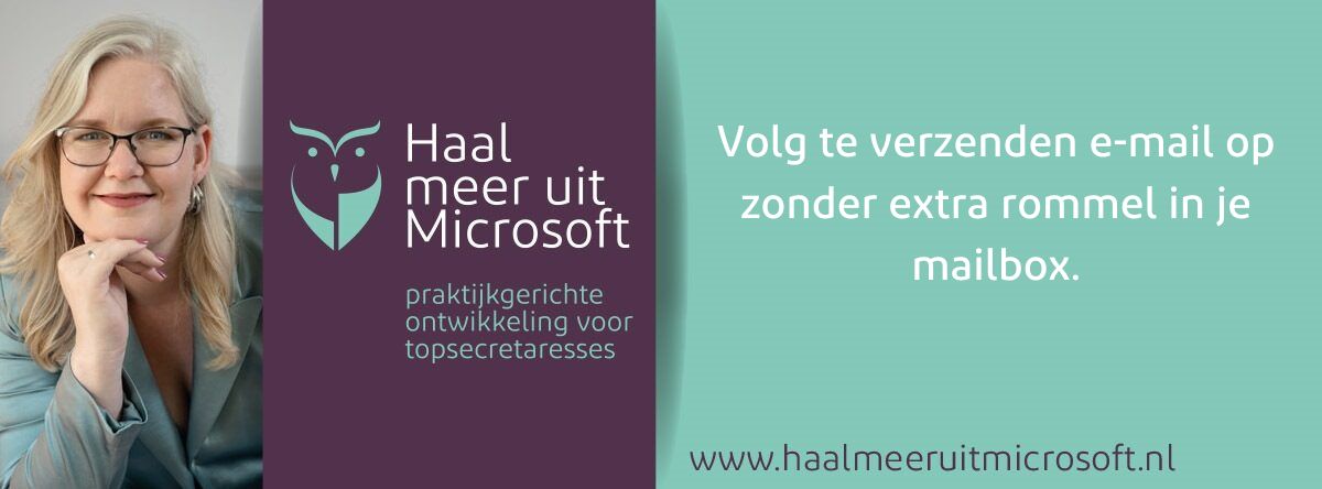 Volg te verzenden e-mail op zonder extra rommel in je mailbox.<br />
 